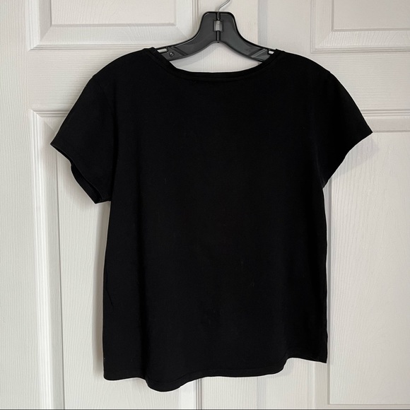 MANGO ‘FREE TIME’ BLINGY T-SHIRT - Picture 5 of 6